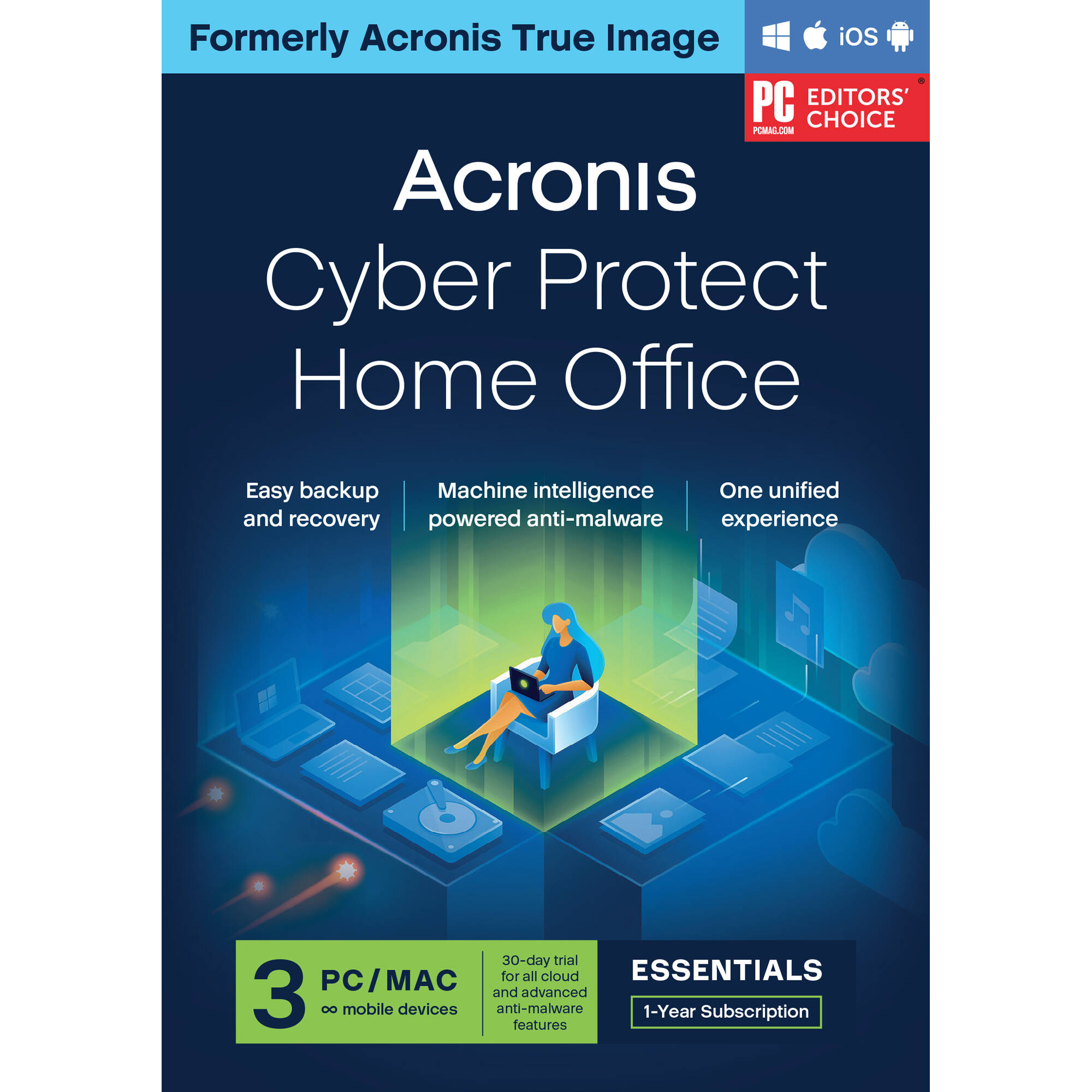 Acronis Cyber Protect Home Office Essentials 1 Year 1 Device Key