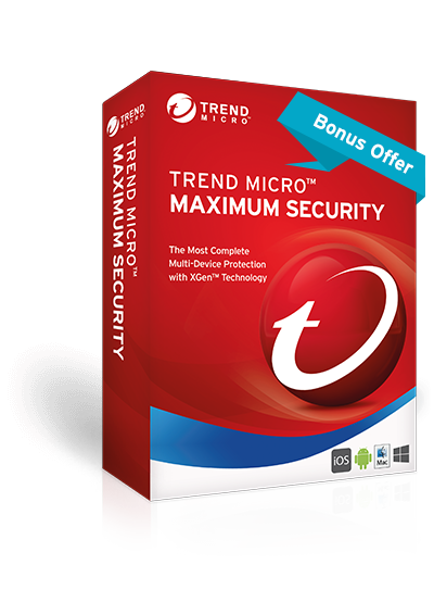 Trend Micro Maximum Security 3year 1pc Key - Click Image to Close