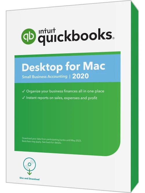 QuickBooks 2020 for Mac Accounting Software (US tax Rate) key